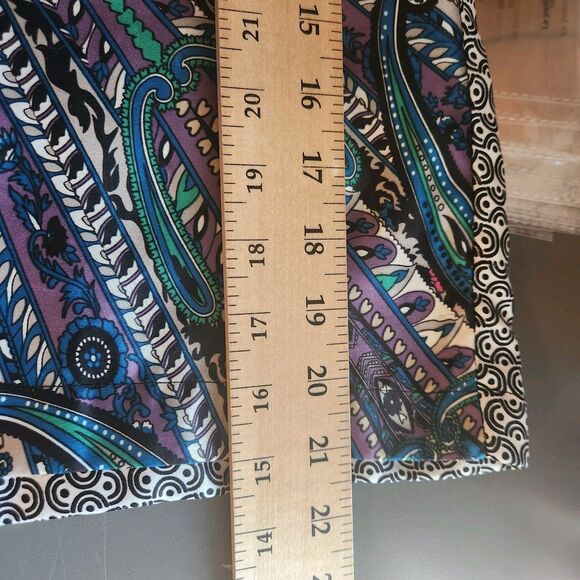 Wetseal S Mandala festival hobo capped short sleeve top blouse - Picture 9 of 9